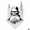 John muir tattoo design idea
