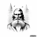 John muir tattoo design idea