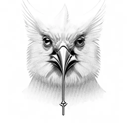 Cardinal tattoo design idea