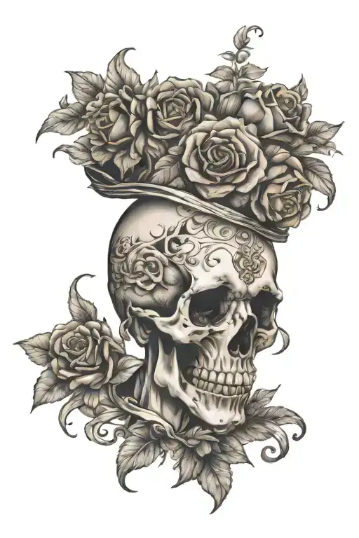 The holy dead tattoo design idea