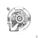 tatto to 3 friends mechanical engineers  tattoo design idea