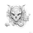 tatto to 3 friends mechanical engineers  tattoo design idea