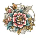 Aaron flower  tattoo design idea