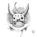 adventure time demon sword  tattoo design idea