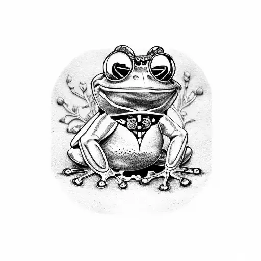 Frog Knight tattoo design idea