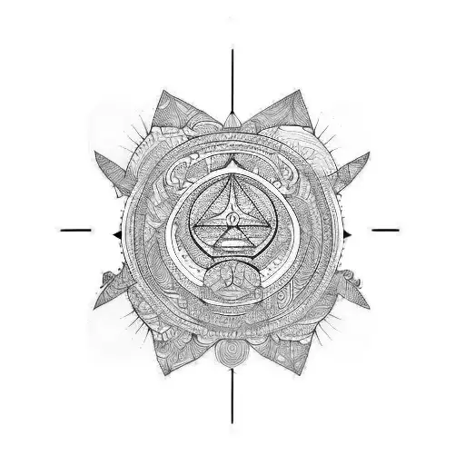 dmt tattoo design idea