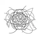 dmt molecule tattoo design idea