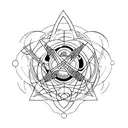 dmt molecule tattoo design idea