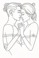 married couples tattoo tattoo design idea