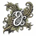 "Tapia" in old English font   tattoo design idea