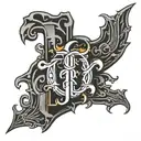 "Tapia" in old English font   tattoo design idea