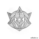 chevron symbol tattoo design idea