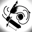 Techno, Hardtechno, Darktechno, Rave, Music tattoo design idea