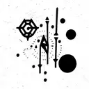 Techno, Hardtechno, Darktechno, Rave, Music tattoo design idea