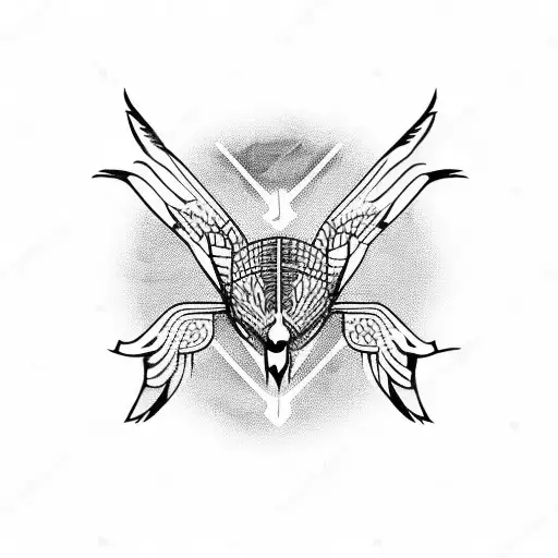 red kite tattoo design idea