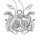 Couple tattoo design idea