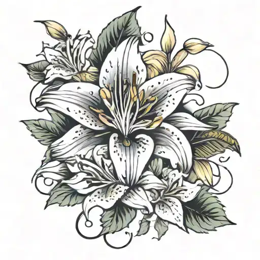 all about lily chou chou  tattoo design idea
