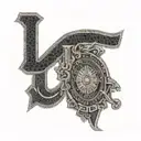 Ison horizontalwith Ohio state logo off the letter o vertically tattoo design idea