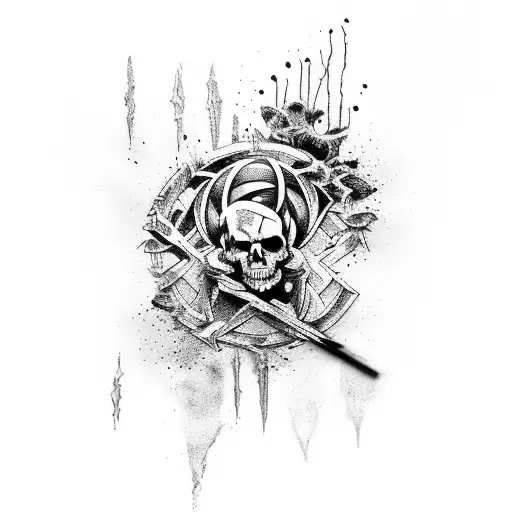 linkin park, escape the fate and avenged sevenfold artwork tattoo design idea