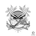 Sparrow tattoo design idea