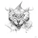rei dos reis com coroa de espinhos tattoo design idea