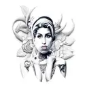 Amy winehouse tattoo design idea
