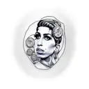 Amy winehouse tattoo design idea