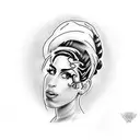 Amy winehouse tattoo design idea
