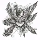 icarus tattoo design idea