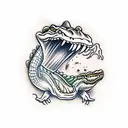 alligators  tattoo design idea