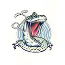 alligators  tattoo design idea