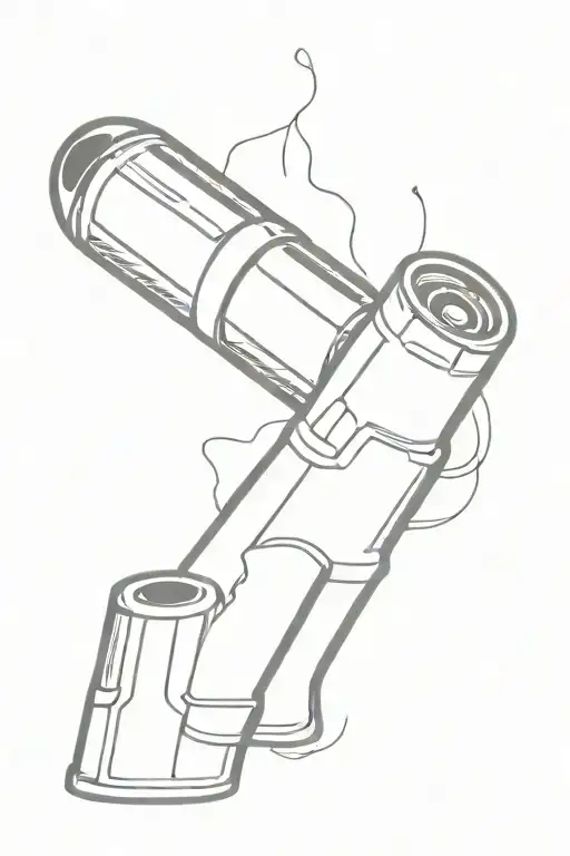shotgun shell tattoo design idea