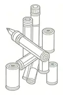 shotgun shell tattoo design idea