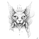 butte tattoo design idea