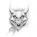 butte tattoo design idea