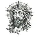 Jesus Christ tattoo design idea