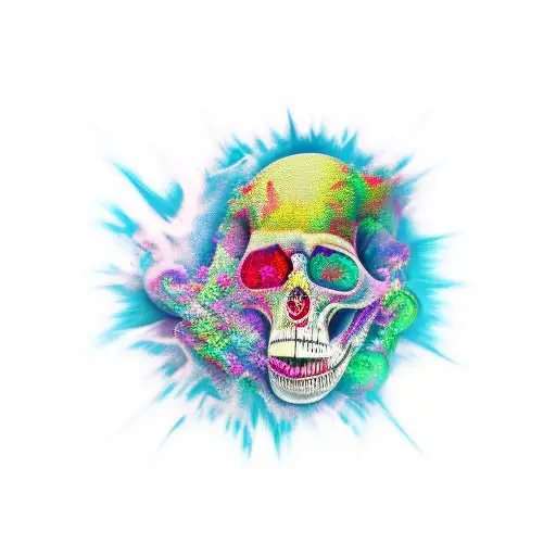 amphetamine psychosis tattoo design idea