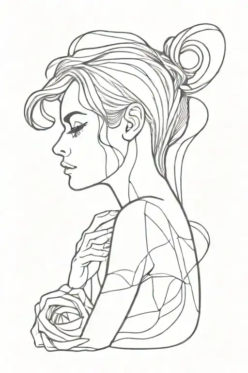 anxiety and depressive disorder tattoo design idea