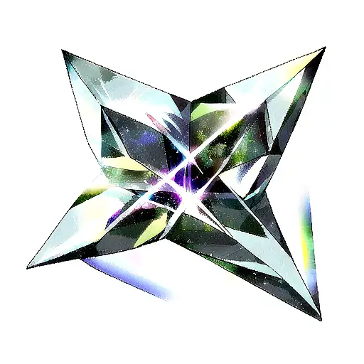 Diamond tattoo design idea