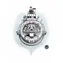 tugboat  tattoo design idea