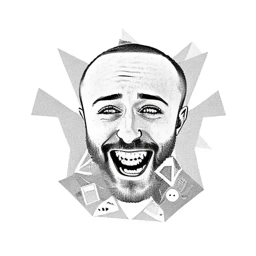 Combination of Mac Miller's faces album, watching movies with the sound off & swimming/circles album. tattoo design idea