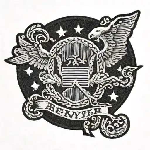 Army Patch  tattoo design idea
