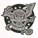 Army Patch  tattoo design idea