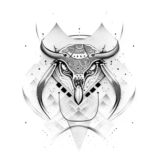 Cuervo tattoo design idea