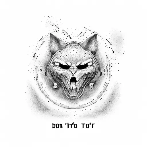 If you're afraid, don't do it; if you're doing it, don't be afraid; and if you've done it, don't regret it. tattoo design idea