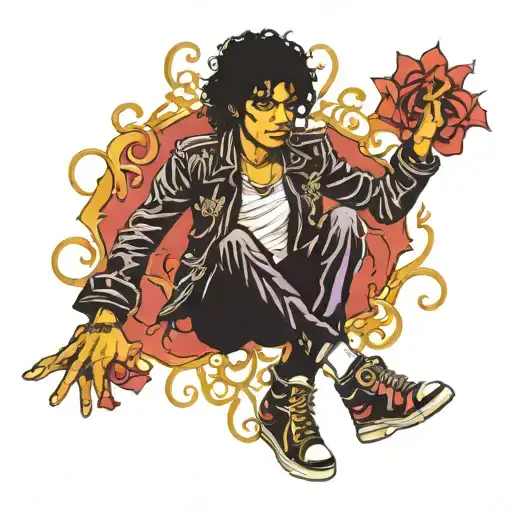 michael jackson bad tattoo design idea