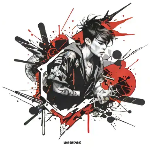 jungkook My time tattoo design idea