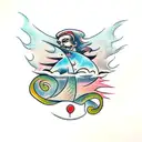 Take a leap of faith to follow free tattoo design idea