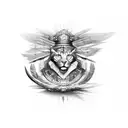 words strength loyalty courage wisdom tattoo design idea