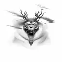 words strength loyalty courage wisdom tattoo design idea